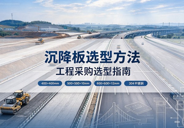 忻府沉降板选择方法